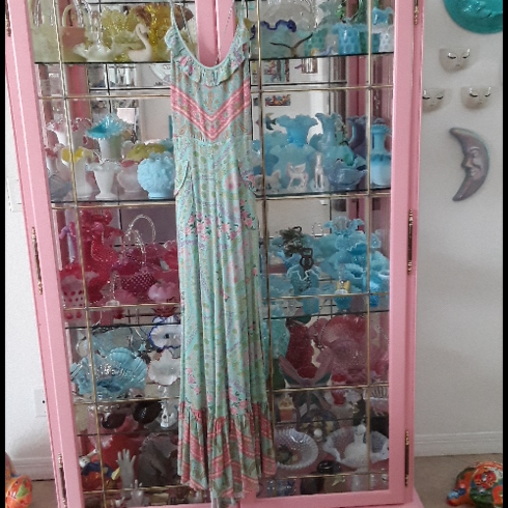 SPELL GYPSY CELESTIAL STRAPPY L NWT